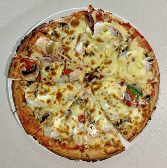 Gluten Free Traveller Info Pizza at Abermain Bowling Club